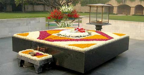 Mahatma Gandhi's Memorial at Raj Ghat, New Delhi
